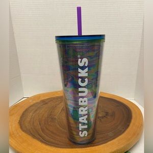 Starbucks Liquid Glitter Lava Water Tumbler  NWT
